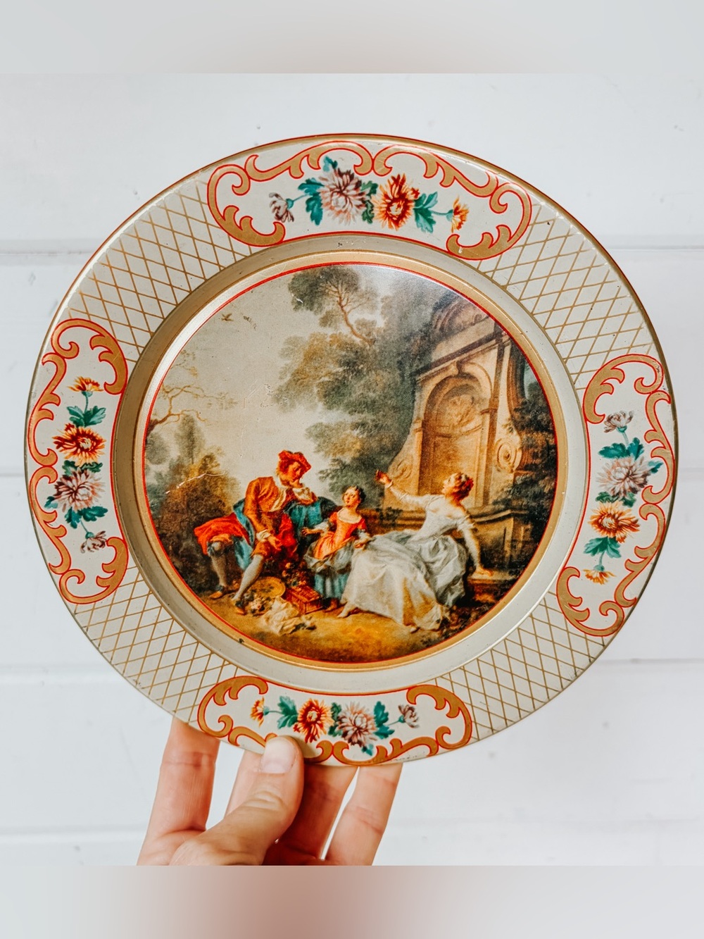 Vintage Dahar Decorated Ware Tin Plate | Victorian